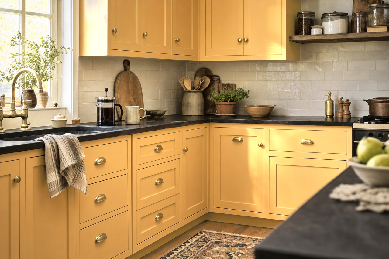 York by Benjamin Moore on cabinets