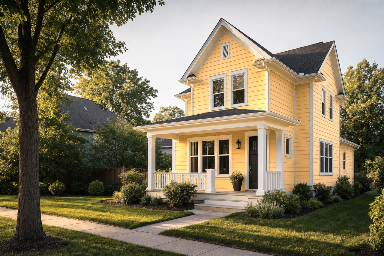 York by Benjamin Moore on exterior