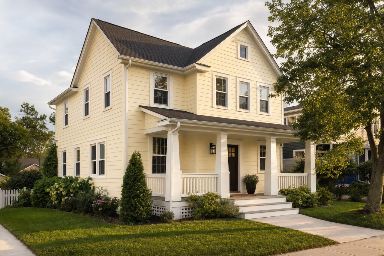 Cotton by Benjamin Moore on exterior