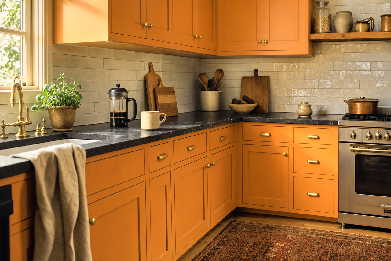 Jack by Benjamin Moore on cabinets