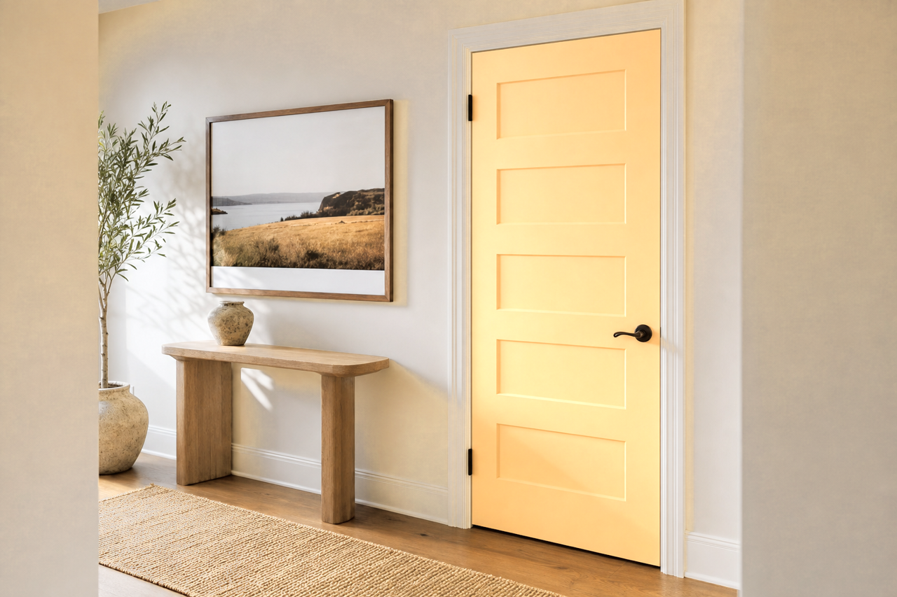 Asbury by Benjamin Moore on interior-doors