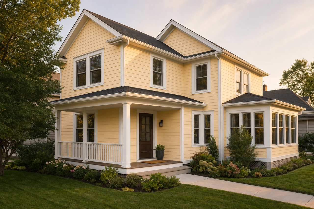 Soft by Benjamin Moore on exterior
