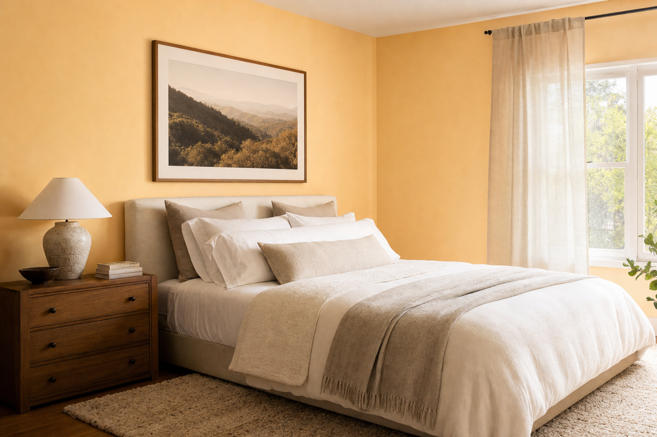 Soft by Benjamin Moore on interiors