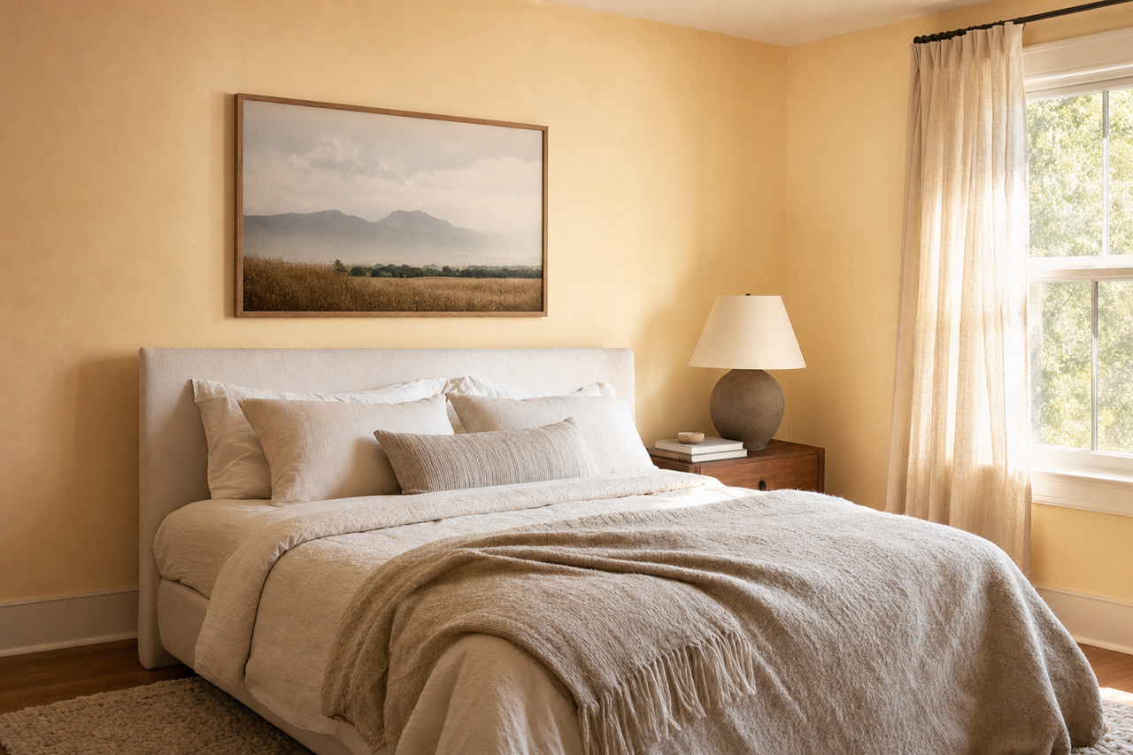Fine by Benjamin Moore on interiors