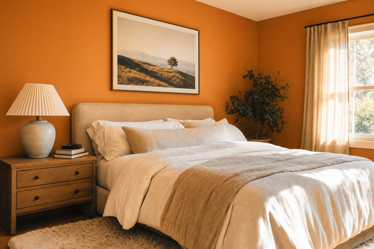 Golden by Benjamin Moore on interiors