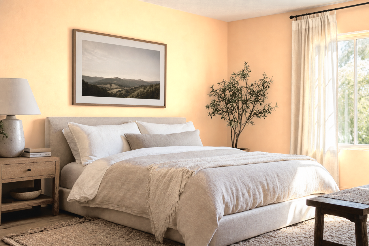 Crisp by Benjamin Moore on interiors