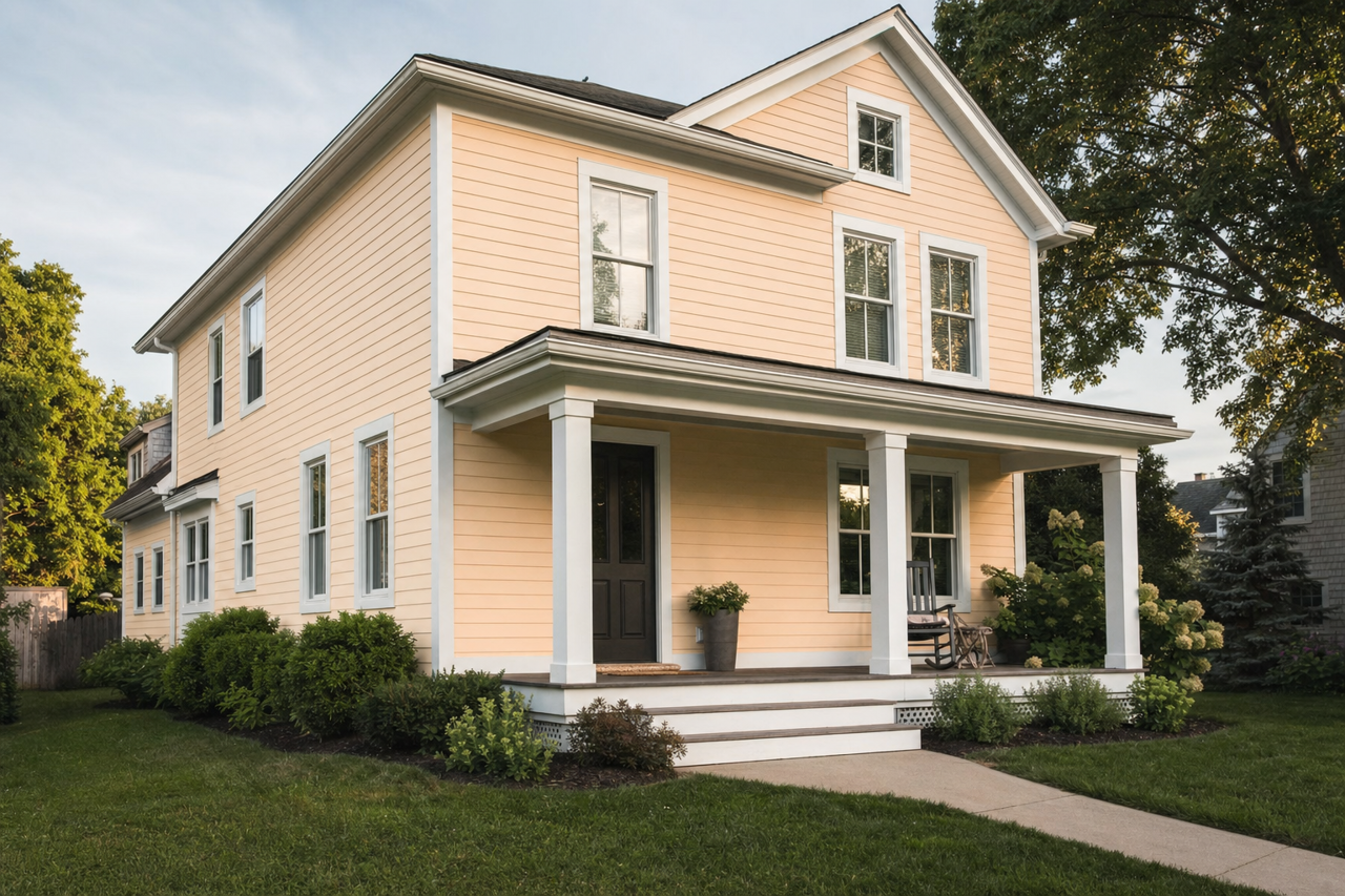 Tudor by Benjamin Moore on exterior