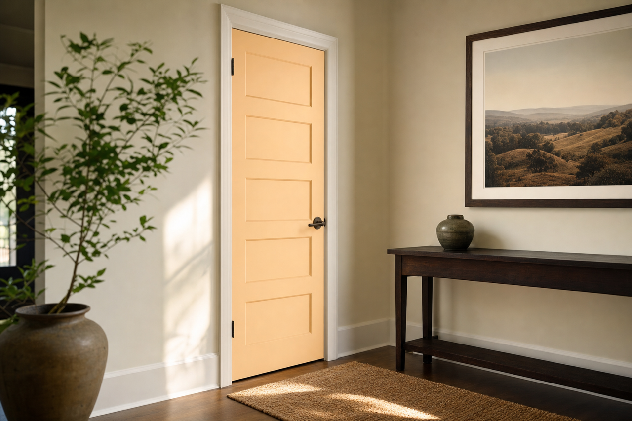 Tudor by Benjamin Moore on interior-doors