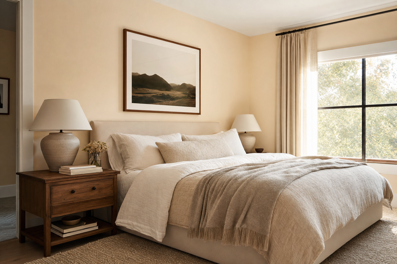 Ivory by Benjamin Moore on interiors