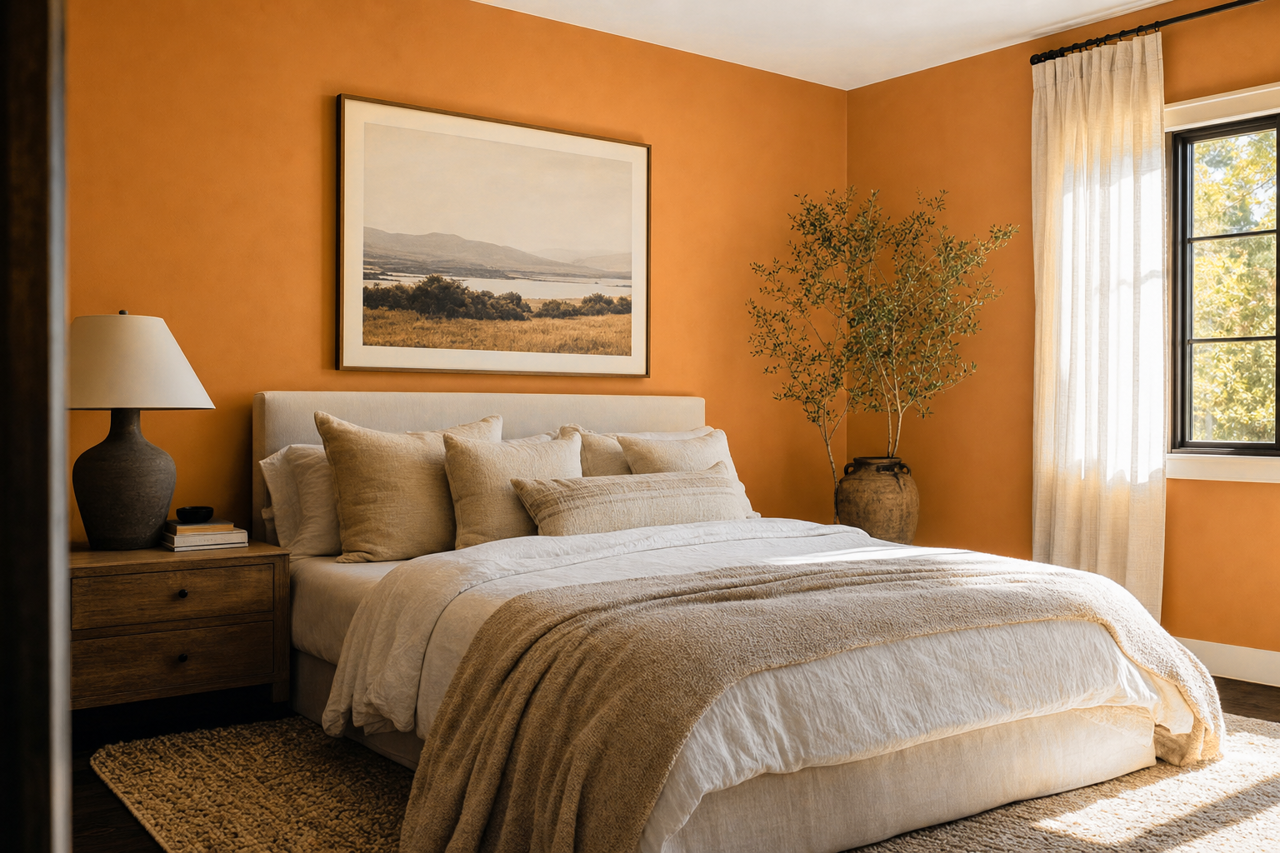Dried by Benjamin Moore on interiors