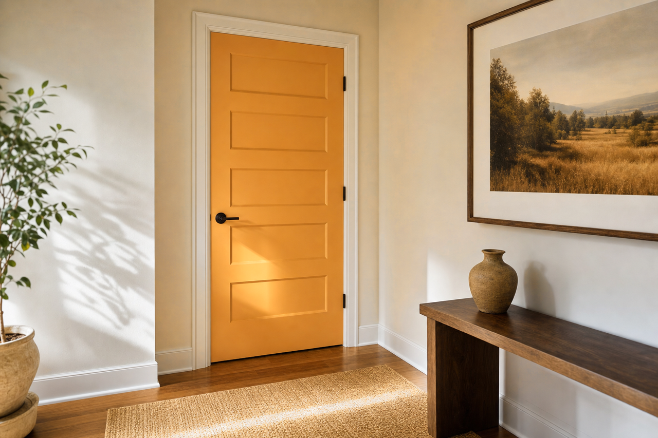 Delightful by Benjamin Moore on interior-doors