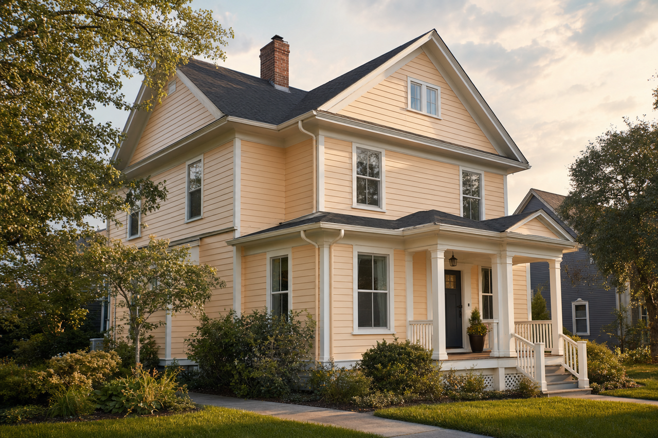 Lion by Benjamin Moore on exterior