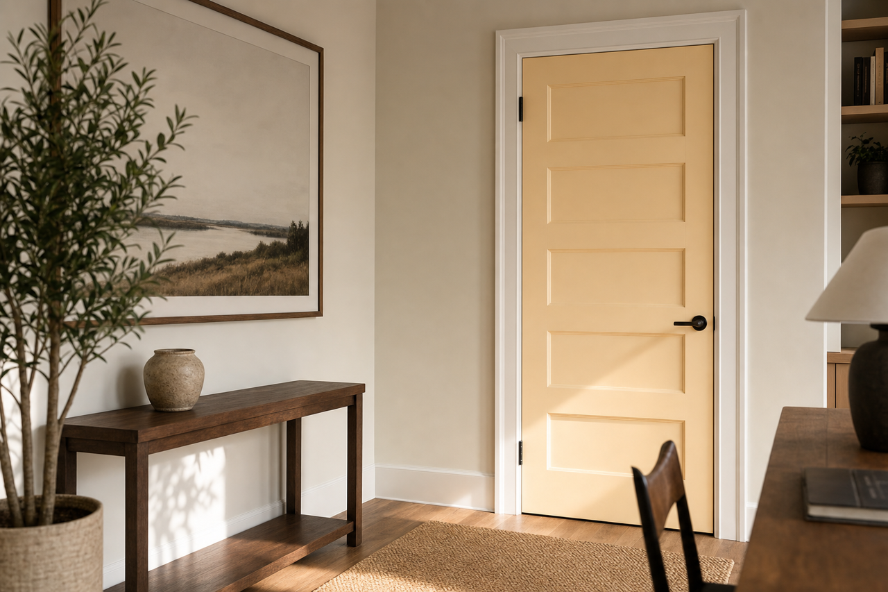 Lion by Benjamin Moore on interior-doors