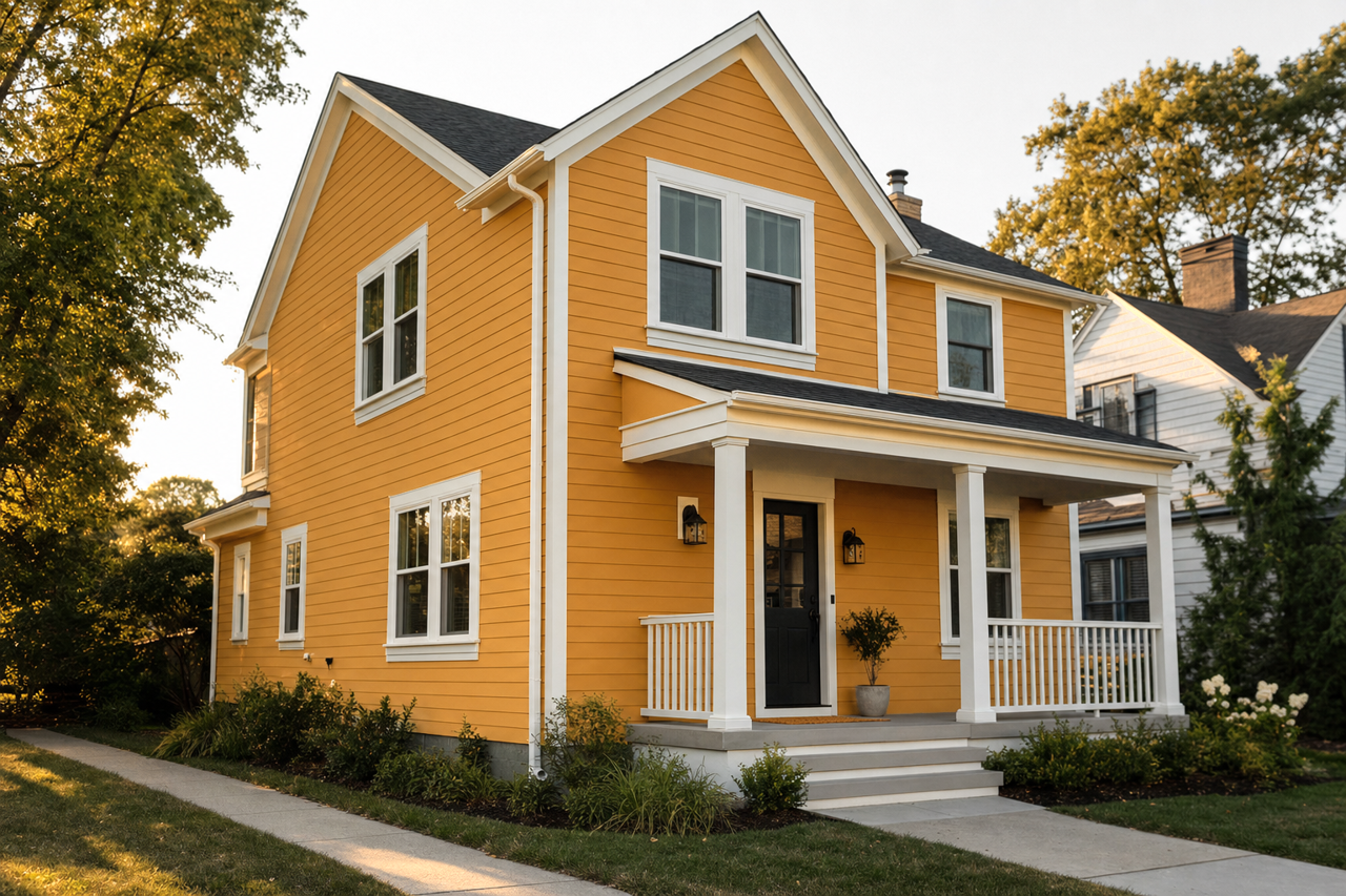 Dash by Benjamin Moore on exterior