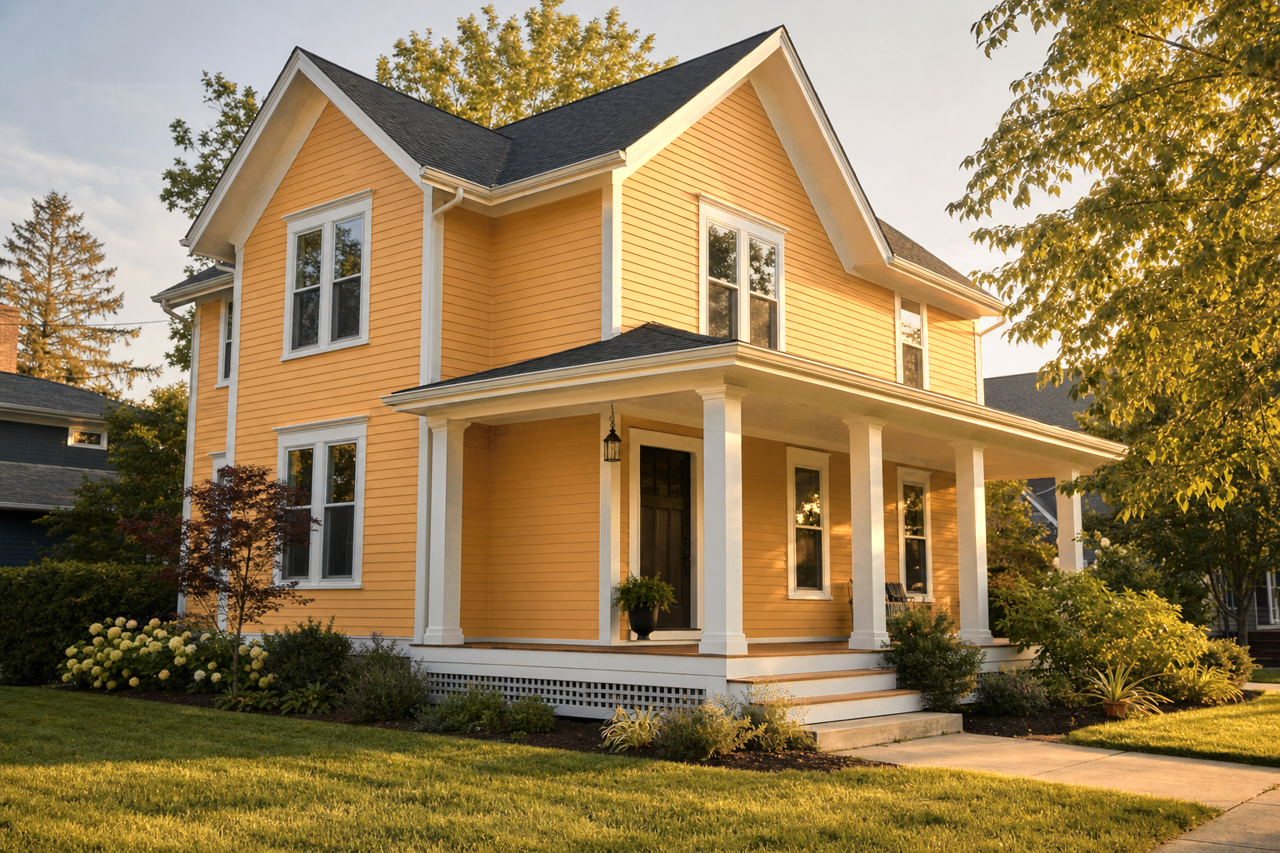 Apple by Benjamin Moore on exterior
