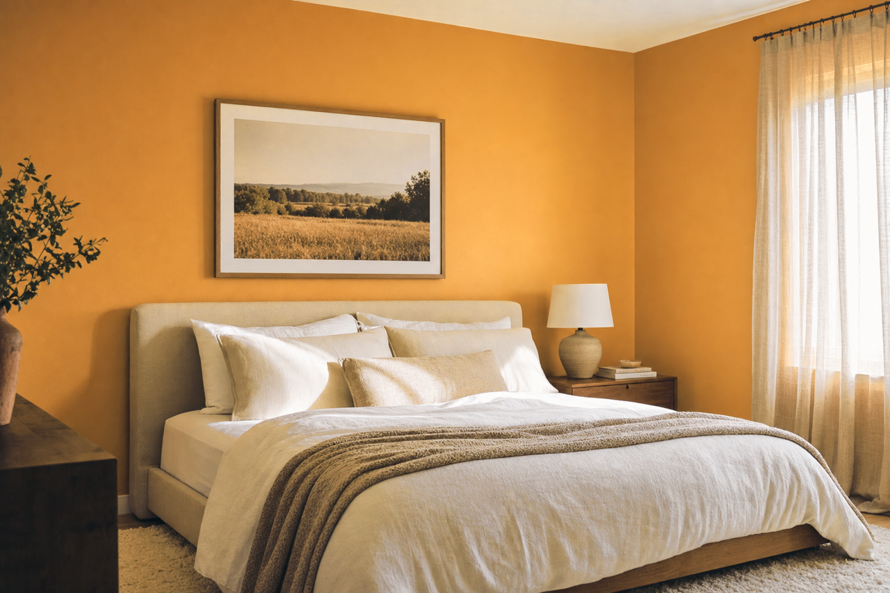 Apple by Benjamin Moore on interiors