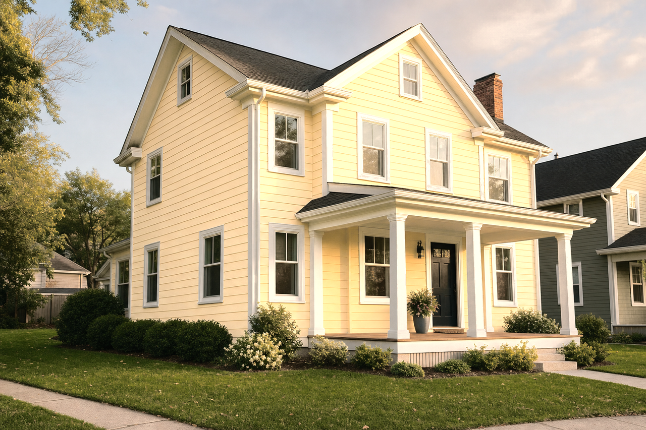 Wheatfield by Benjamin Moore on exterior