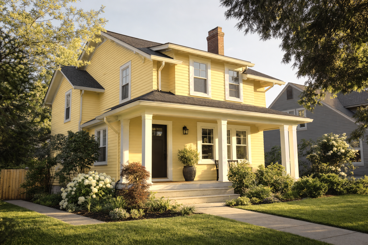 California Hills by Benjamin Moore on exterior