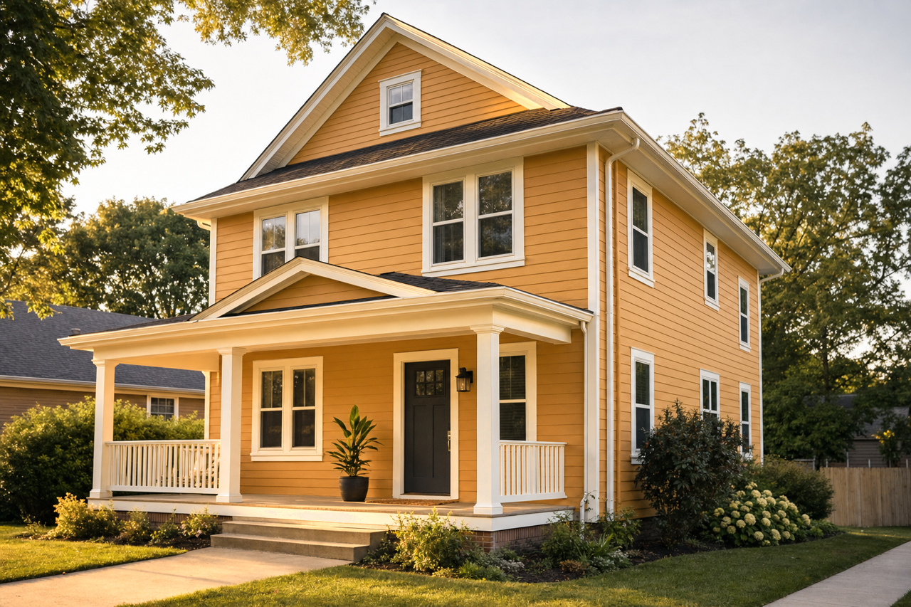 Maple by Benjamin Moore on exterior