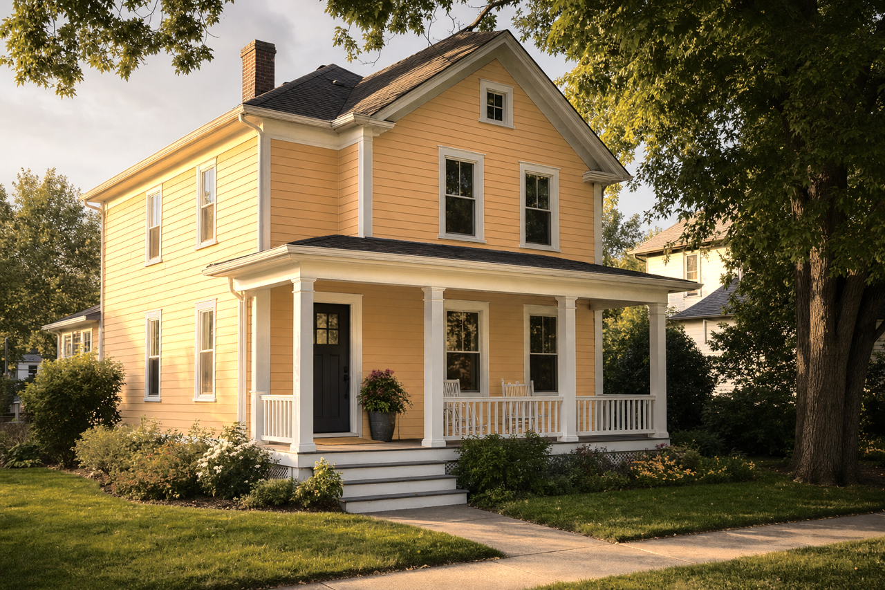 Roasted by Benjamin Moore on exterior