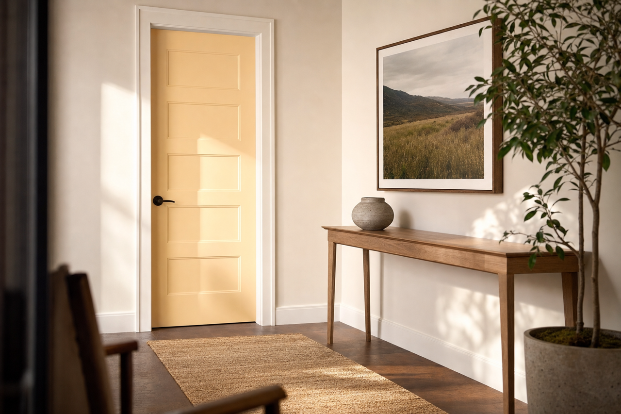 Kansas by Benjamin Moore on interior-doors