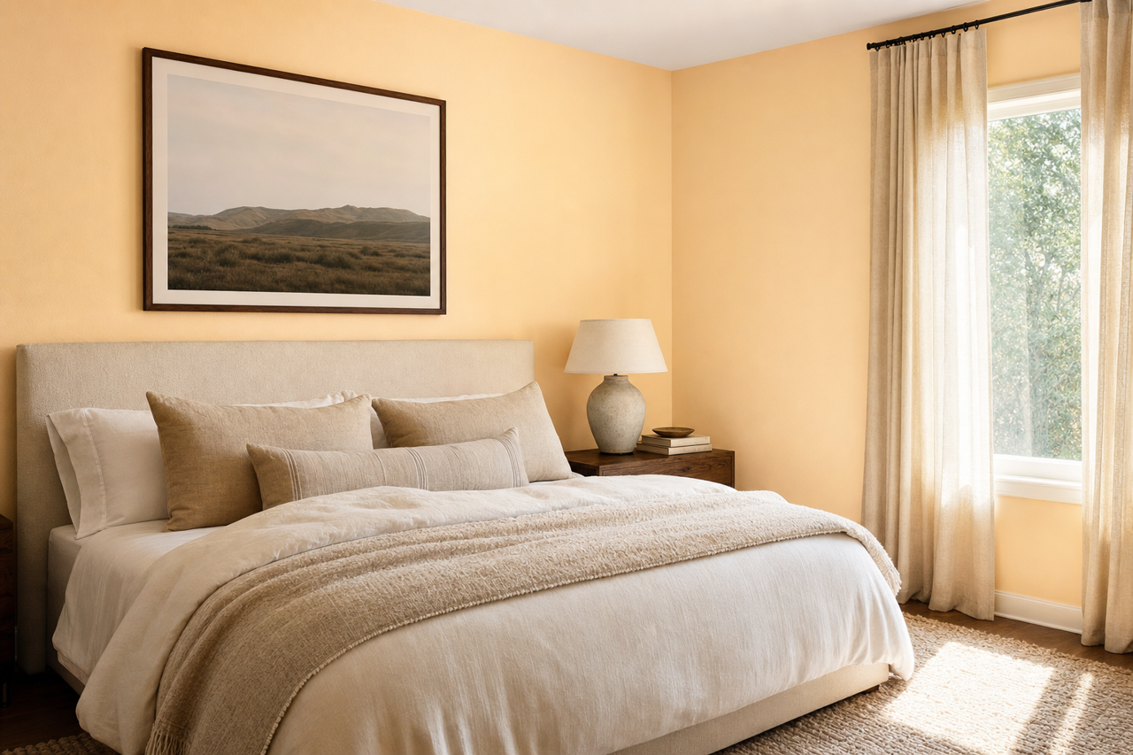 Sugar by Benjamin Moore on interiors
