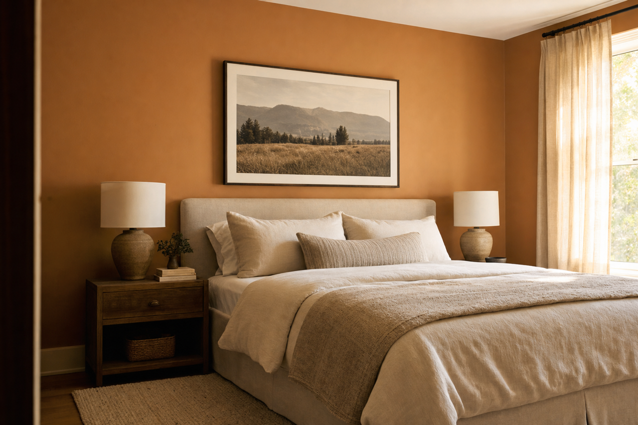 Tawny by Benjamin Moore on interiors