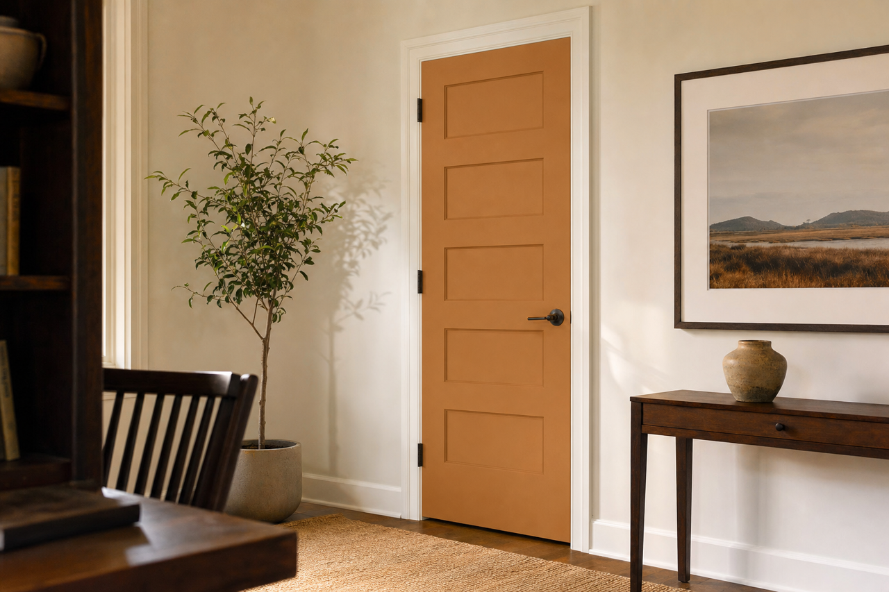 Dark by Benjamin Moore on interior-doors