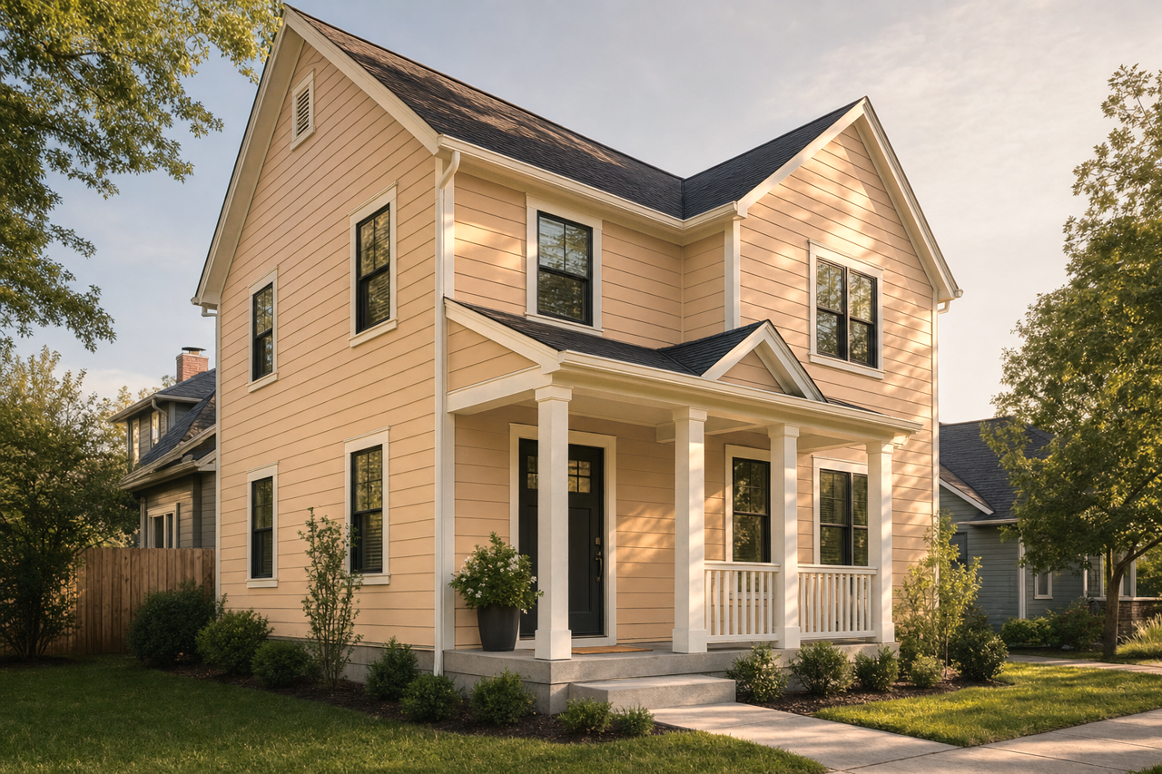 AC-orn by Benjamin Moore on exterior