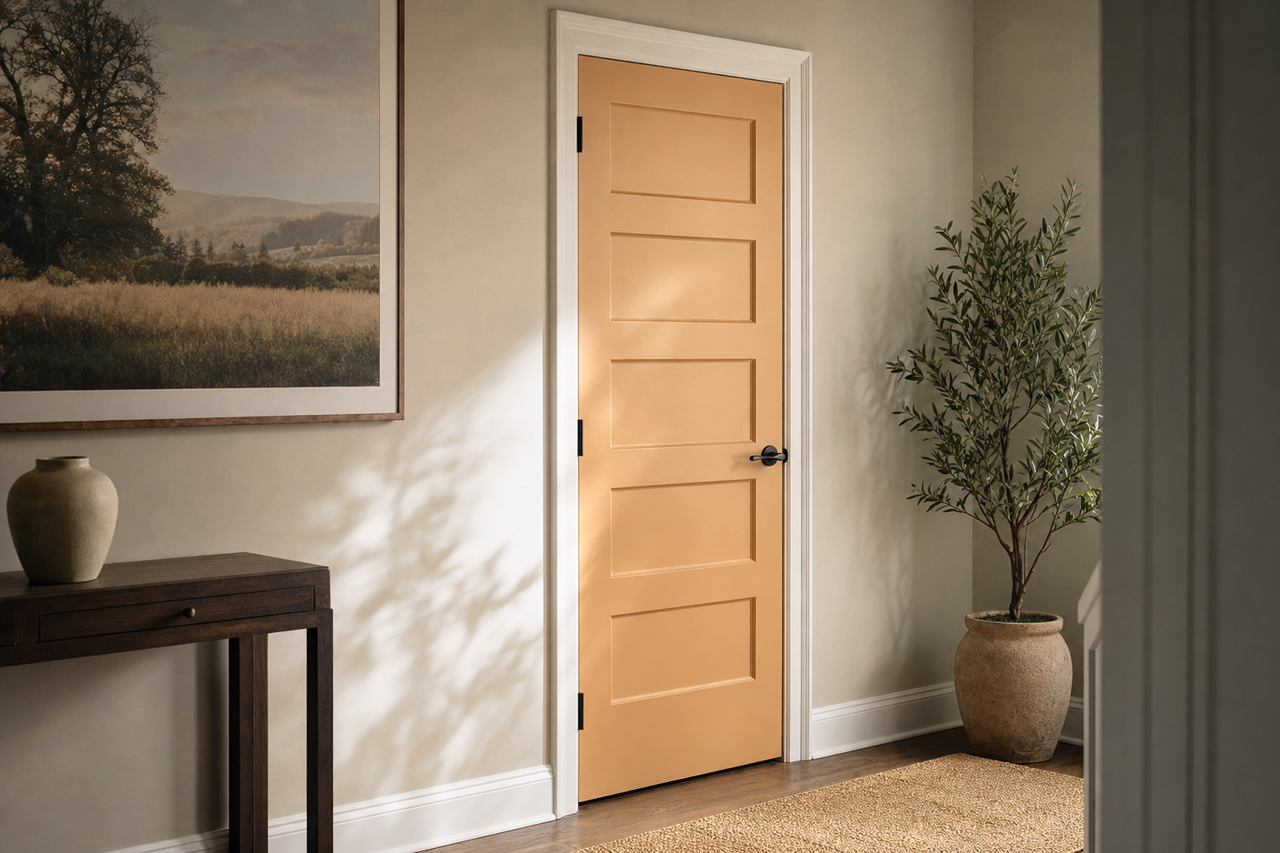 AC-orn by Benjamin Moore on interior-doors