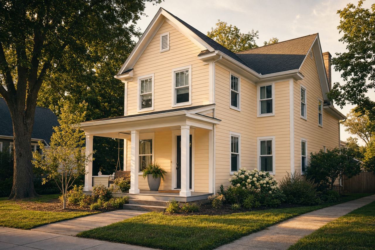 Woodland by Benjamin Moore on exterior