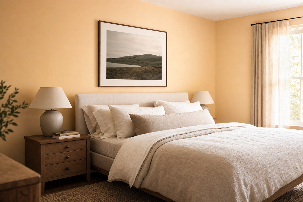 Woodland by Benjamin Moore on interiors