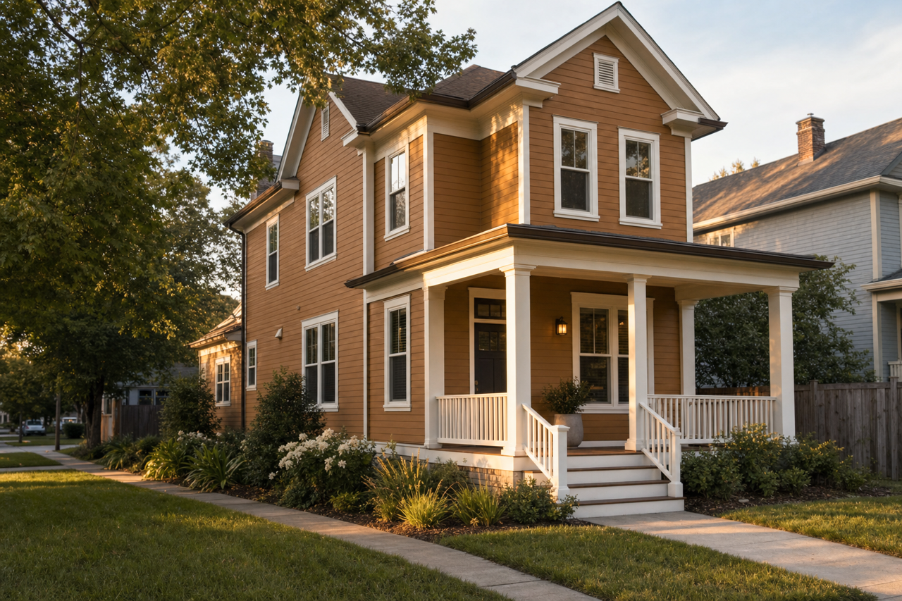 Desert by Benjamin Moore on exterior