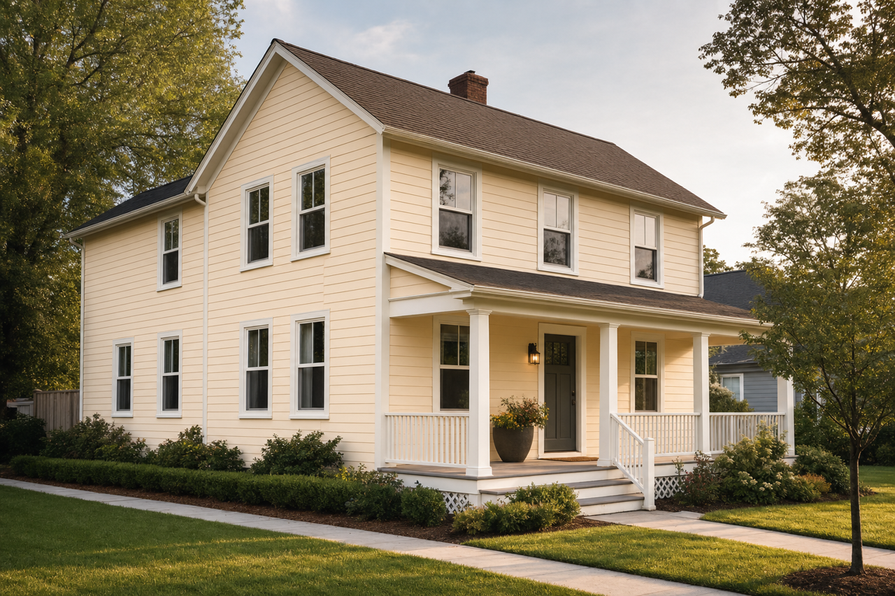 October by Benjamin Moore on exterior