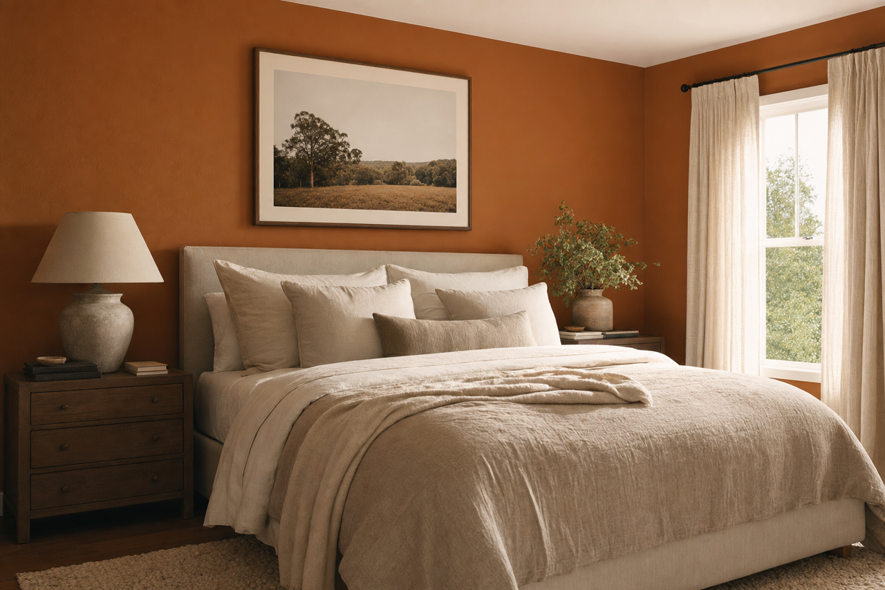Log by Benjamin Moore on interiors