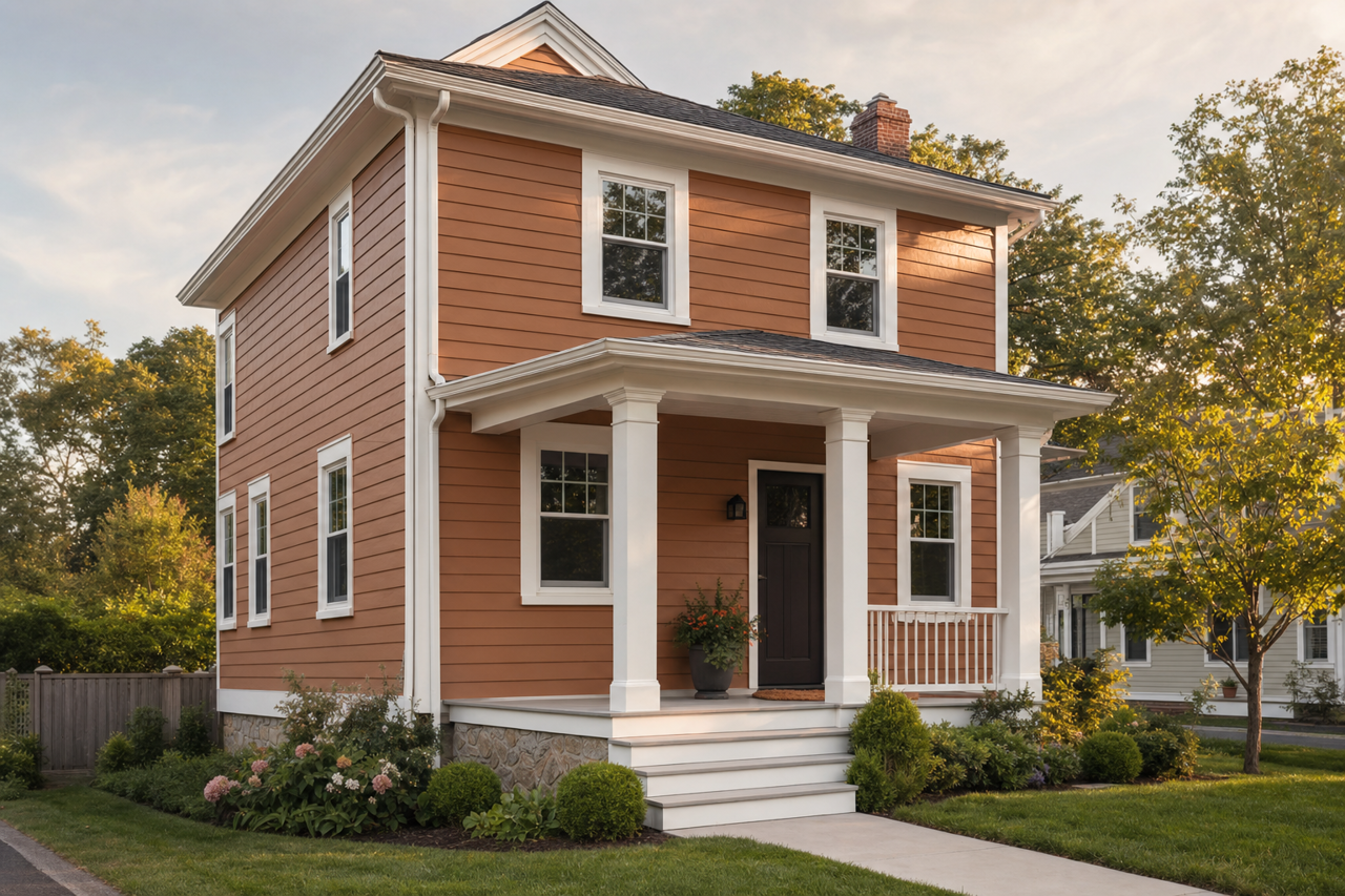 Pony by Benjamin Moore on exterior