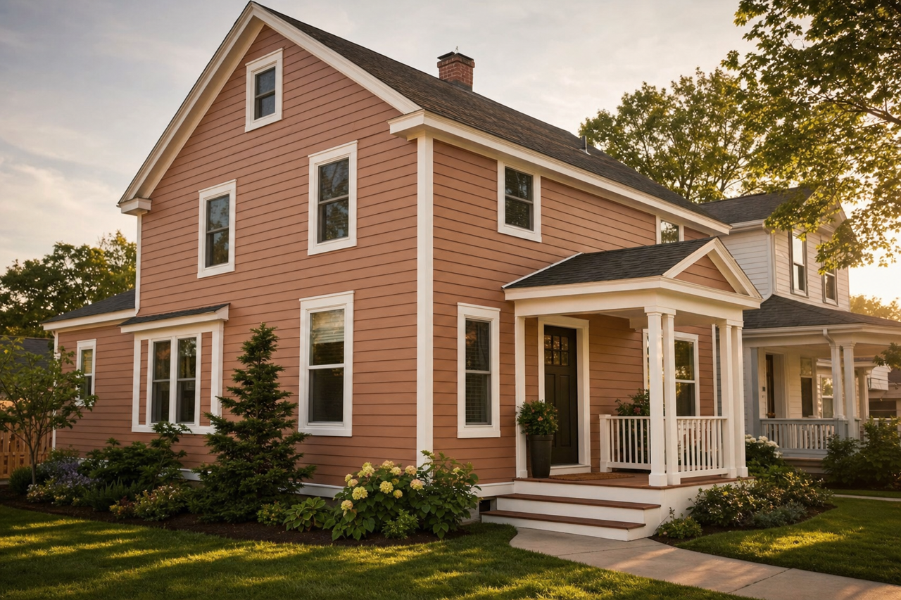 Penny by Benjamin Moore on exterior