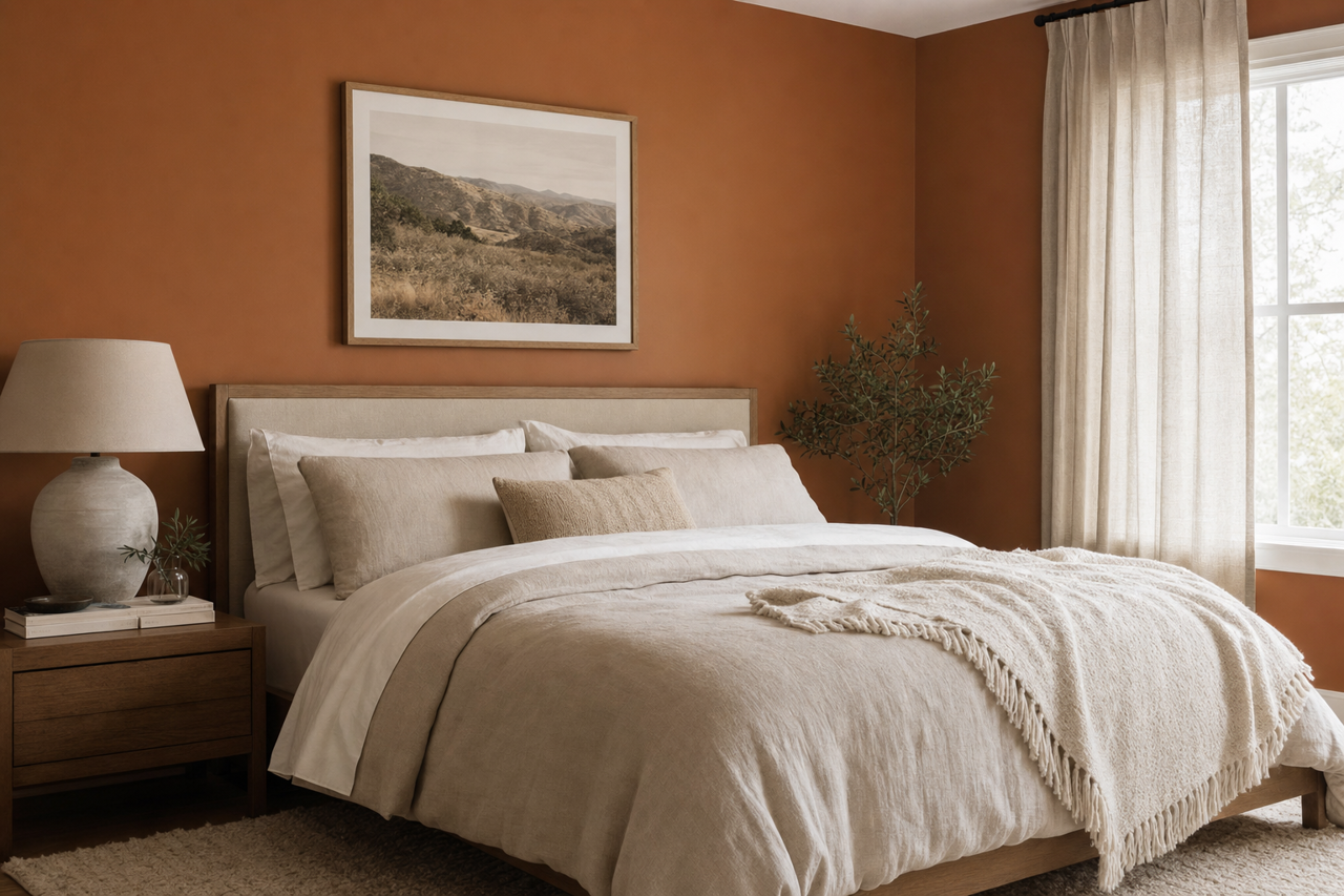 Marsh by Benjamin Moore on interiors
