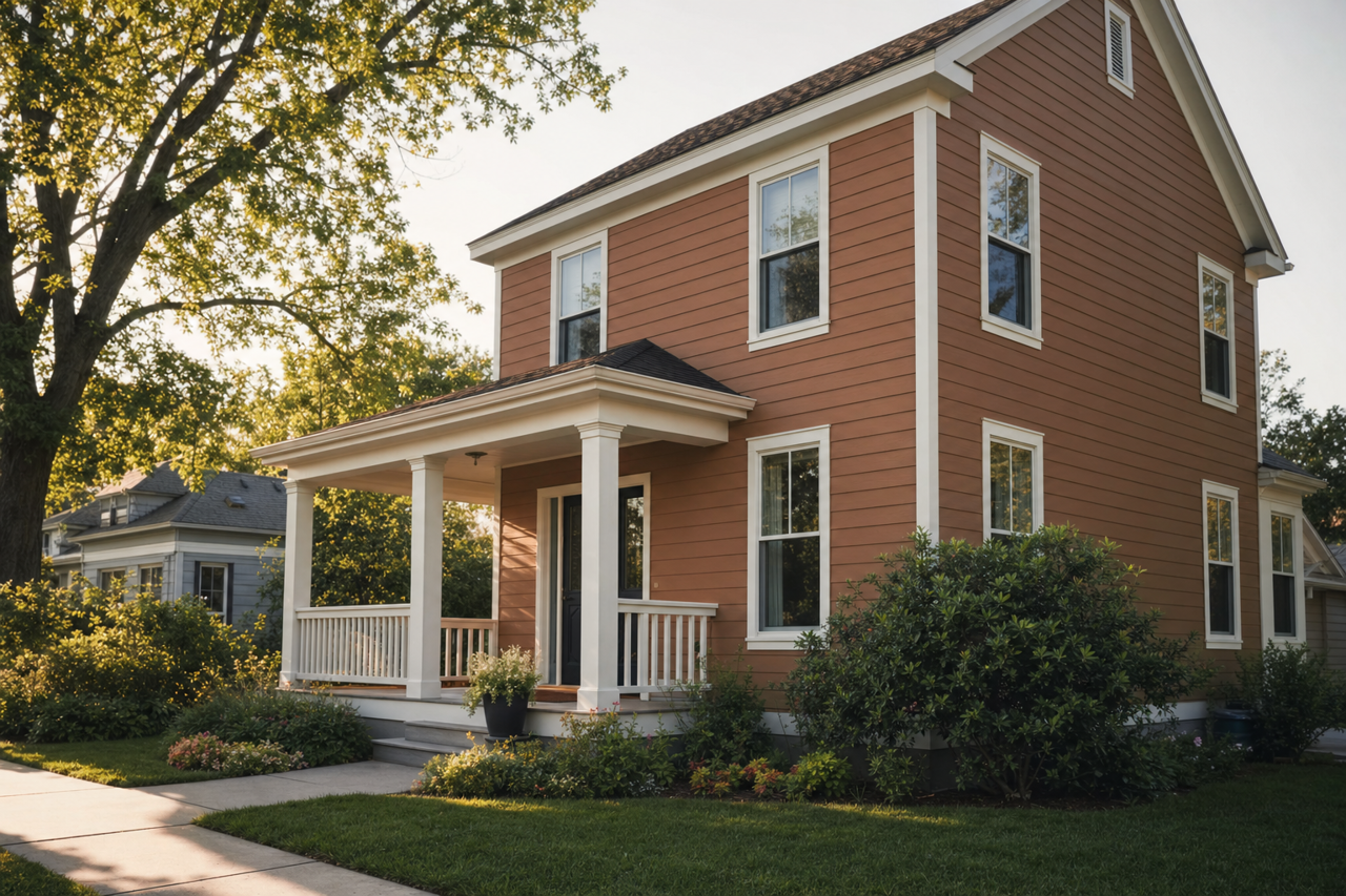 Rich by Benjamin Moore on exterior