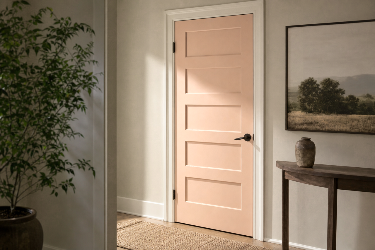Saint by Benjamin Moore on interior-doors