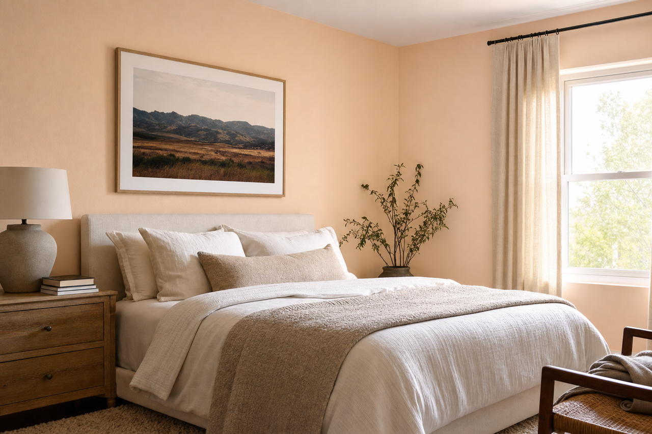 Soft by Benjamin Moore on interiors