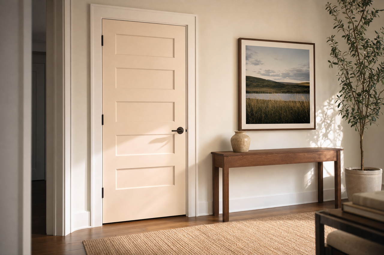 Candle by Benjamin Moore on interior-doors
