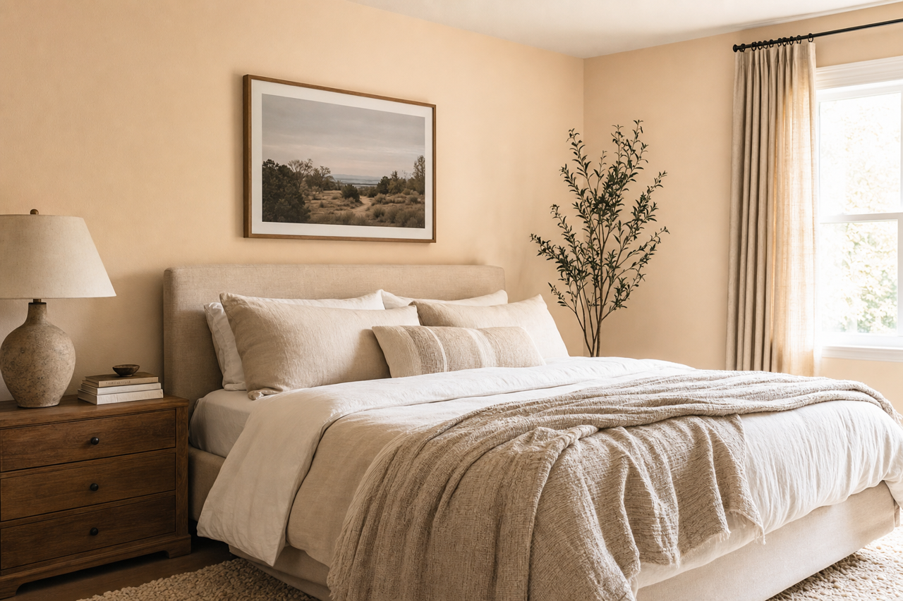 Candle by Benjamin Moore on interiors