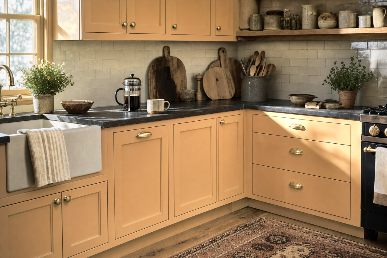 Dark by Benjamin Moore on cabinets