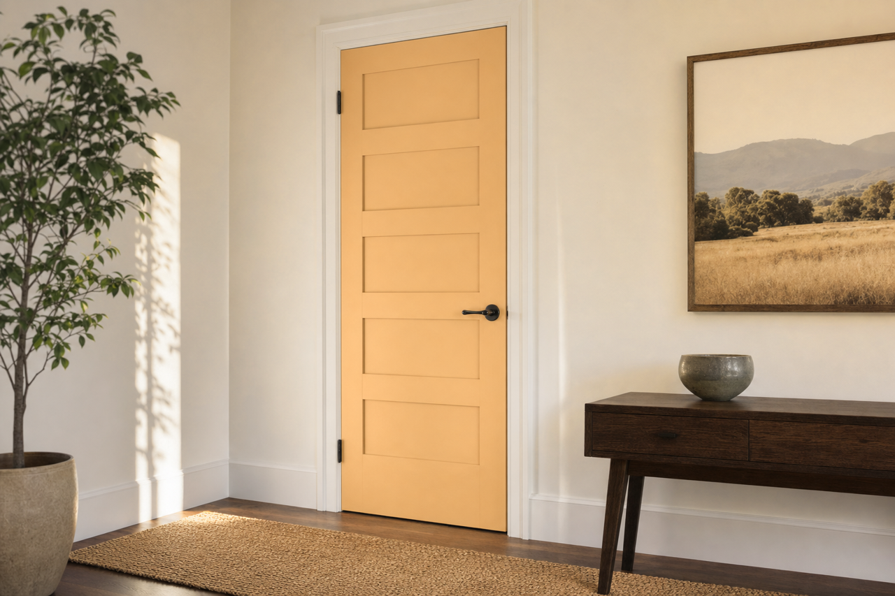 Dark by Benjamin Moore on interior-doors