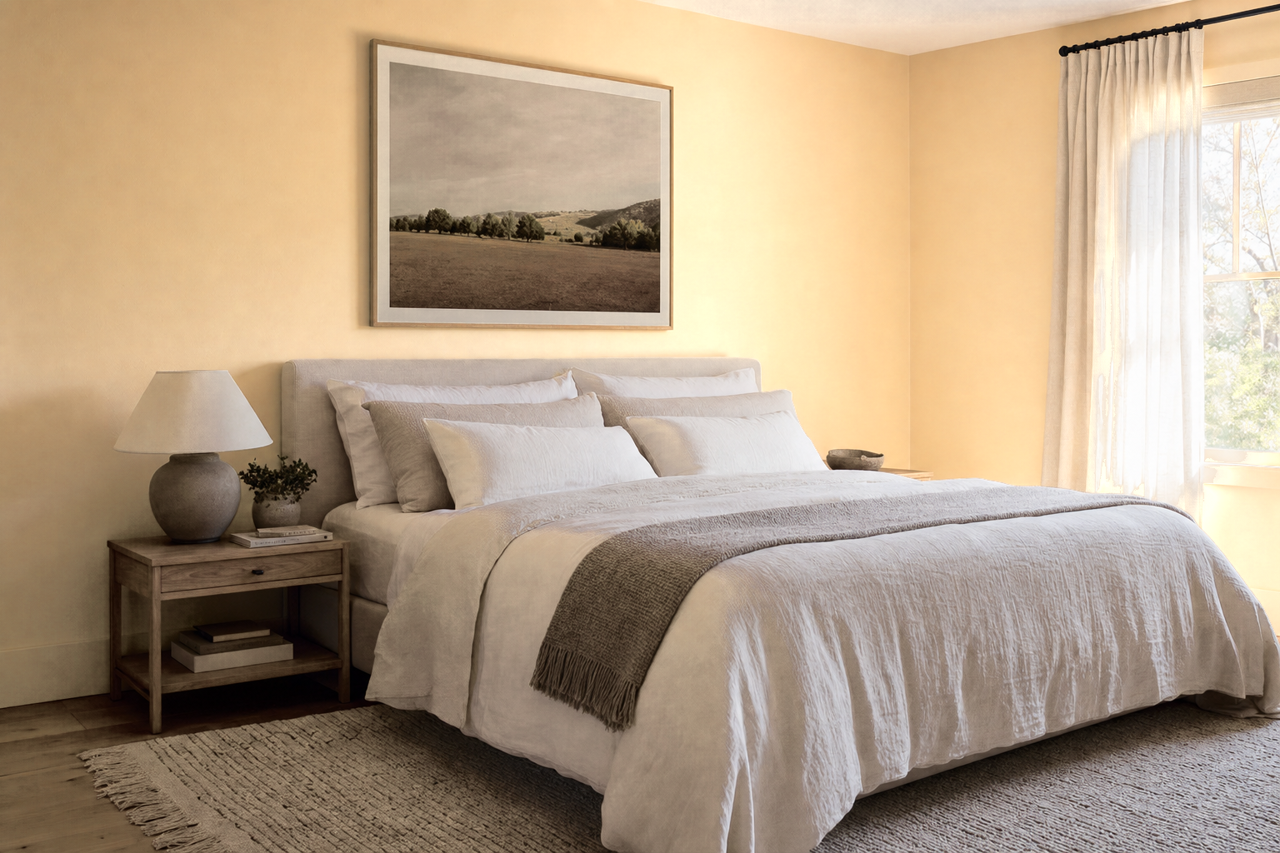 Natural by Benjamin Moore on interiors