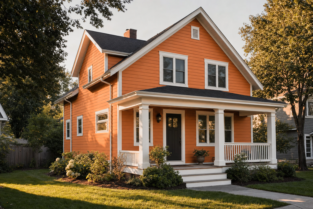 Bronze by Benjamin Moore on exterior