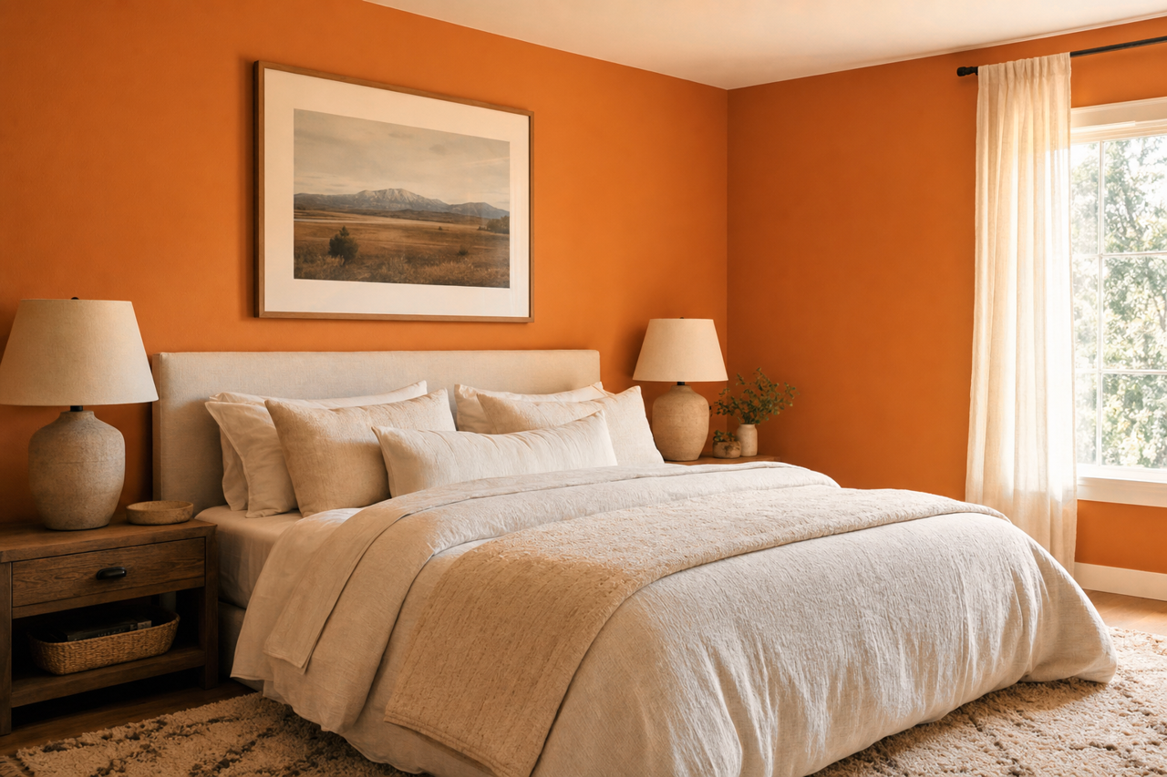 Bronze by Benjamin Moore on interiors