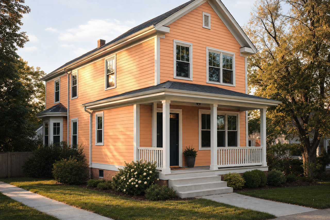 Soft by Benjamin Moore on exterior