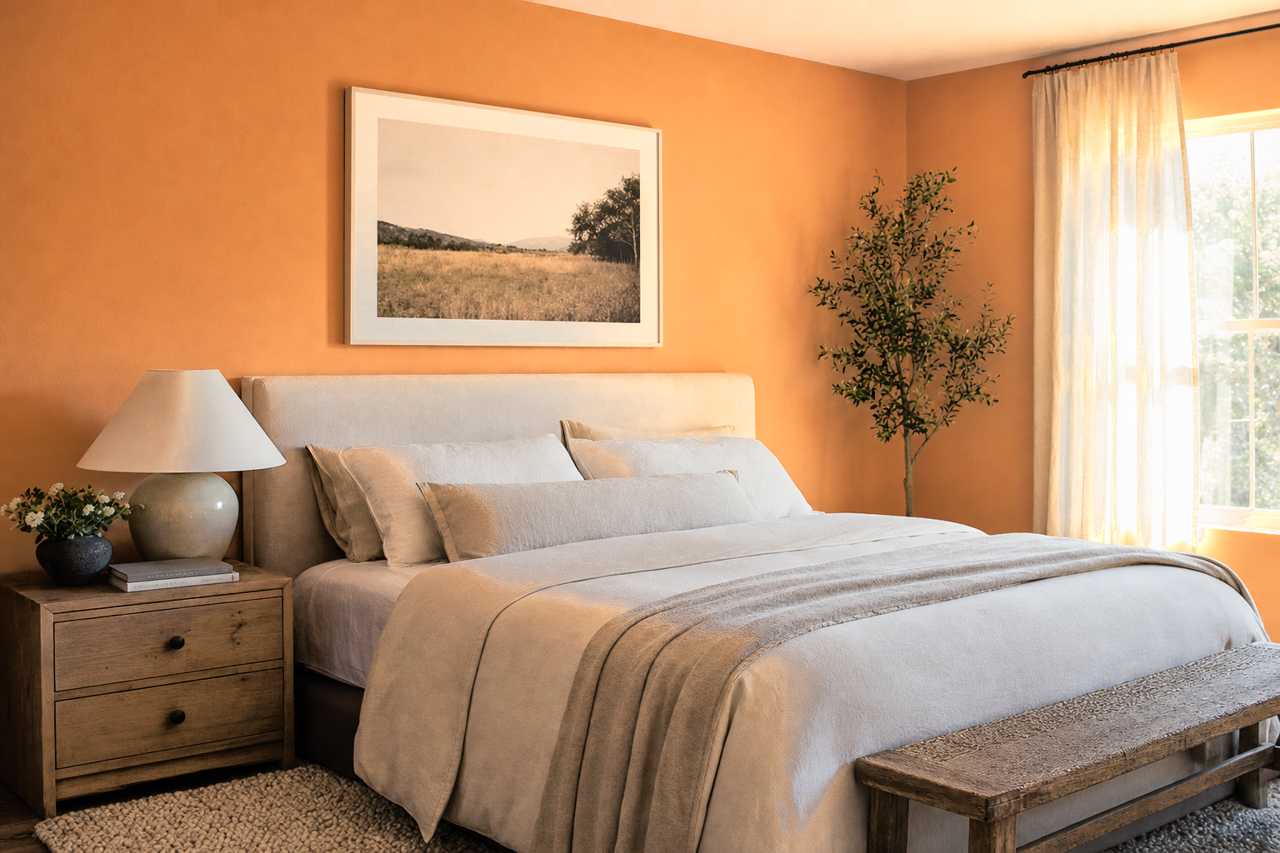 Soft by Benjamin Moore on interiors
